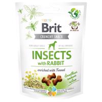 Brit Care Crunchy Crackers Insects, Rabbit & Fennel - 3 x 200 g