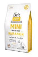 Brit Care Dog Mini Grain Free Hair & Skin 2kg sleva