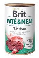 Brit Dog konz Paté & Meat Venison 400g + Množstevní sleva Sleva 15%