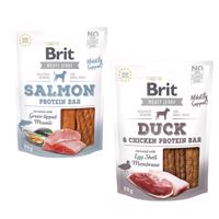 Brit Jerky multipack - 15 % sleva - Protein Bar + Salmon Protein Bar