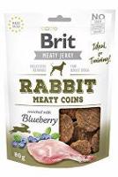 Brit Jerky Rabbit Meaty Coins 80g + Množstevní sleva