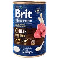 Brit Premium by Nature 6 x 400 g - hovězí s dršťkami