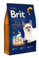 Brit Premium Cat by Nature Indoor Chicken 8kg + Churu ZDARMA