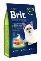 Brit Premium Cat by Nature Sterilized Salmon 8kg + Churu ZDARMA