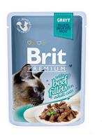 Brit Premium Cat D Fillets in Gravy With Beef 85g + Množstevní sleva