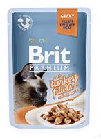 Brit Premium Cat D Fillets in Gravy With Turkey 85g + Množstevní sleva