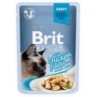 Brit premium cat kaps.filety s kuřecím ve šťávě 85g