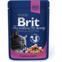 Brit Premium Cat kapsa with Salmon & Trout 100g + Množstevní sleva