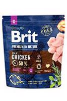 Brit Premium Dog by Nature Adult S 1kg sleva