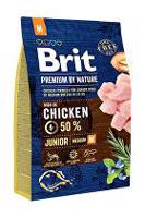 Brit Premium Dog by Nature Junior M 3kg sleva