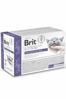 Brit VD Cat Pouch fillets in Gravy Gastrointest 12x85g 4 + 1 zdarma