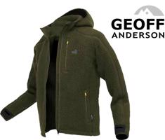 Bunda s kapucí TEDDY Geoff Anderson - Zelený Variant: Velikost: S