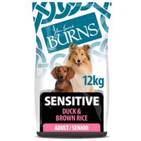 Burns Dog Adult & Senior Sensitive Duck & Brown Rice - 2 x 12 kg