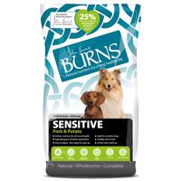 Burns Dog Adult & Senior Sensitive vepřové s bramborem - Výhodné balení: 2 x 12 kg