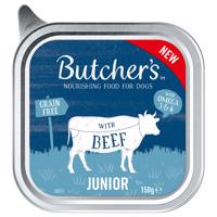 Butcher's Original Junior 24 × 150 g - výhodné balení - s hovězím