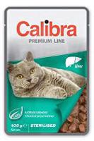Calibra Cat  kapsa Premium Sterilised Liver 100g + Množstevní sleva 5 +1 zdarma