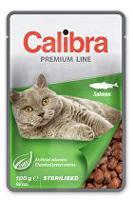 Calibra Cat  kapsa Premium Sterilised Salmon 100g + Množstevní sleva 5 +1 zdarma