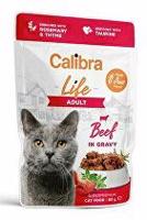 Calibra Cat Life kapsa Adult Beef in gravy 85g + Množstevní sleva