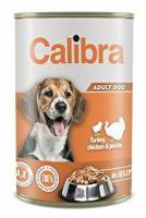 Calibra Dog  konz.krůtí+kuřecí+těst. v želé 1240g NEW + Množstevní sleva Sleva 15% 5 + 1 zdarma