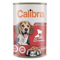 Calibra Dog konzerva Beef, Liver & Vegetable in Jelly 1240g EXPIRACE 1/2024