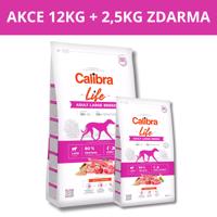 Calibra Dog Life Adult Large Breed Lamb 12kg + 2,5kg ZDARMA