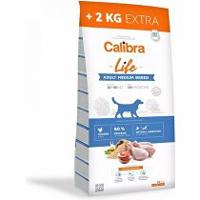 Calibra Dog Life Adult Medium Breed Chicken 12+2kg sleva +2 kg zdarma