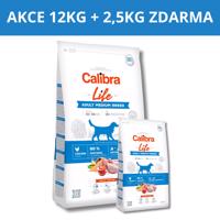 Calibra Dog Life Adult Medium Breed Chicken 12kg + 2,5kg ZDARMA