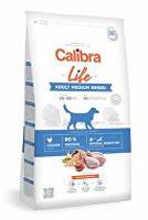 Calibra Dog Life Adult Medium Breed Chicken 12kg sleva + barel zdarma