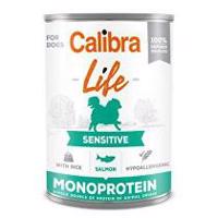 Calibra Dog Life  konz.Sensitive Salmon with rice 400g + Množstevní sleva Sleva 15%