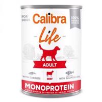 Calibra Dog Life konzerva Adult Beef with Carrots 400 g