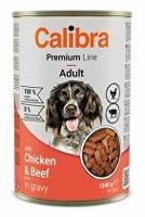 Calibra Dog Premium konz. with Chicken&Beef 1240g + Množstevní sleva Sleva 15% 5 + 1 zdarma