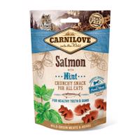 Carnilove Cat – Crunchy Snack – losos s mátou 6 × 50 g