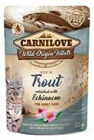 Carnilove Cat Pouch Trout Enriched & Echinacea 85g + Množstevní sleva 5 + 1 ZDARMA