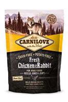 Carnilove Dog Fresh Chicken & Rabbit for Adult 1.5kg sleva