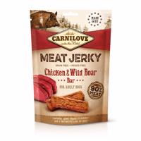 Carnilove Dog – Meat Jerky – kuře a kančí maso, tyčinka 100 g