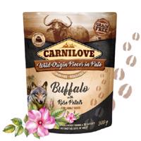 Carnilove dog pouch paté buffalo with rose petals 300g
