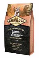 Carnilove Dog Salmon & Turkey for LB Puppies 4kg sleva