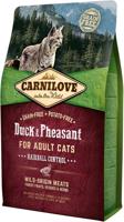 Carnilove hairball duck+pheasant cats 2kg