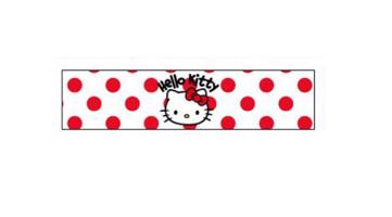 Čelenka s kočičkou Hello Kitty - 5 vzorů Barva: puntíkatá