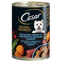 Cesar Natural Goodness, 12 x 400 g - 9 + 3 zdarma - kuřecí (12 x 400 g)
