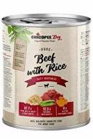Chicopee Dog konz. Pure Beef with Rice 800g + Množstevní sleva Sleva 15%
