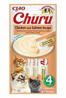 Churu Cat Chicken with Salmon Recipe 4x14g + Množstevní sleva