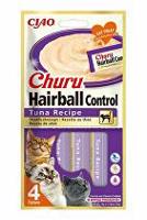Churu Cat Hairball Tuna Recipe 4x14g + Množstevní sleva