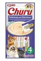 Churu Cat Tuna Recipe with Clam Flavor 4x14g + Množstevní sleva