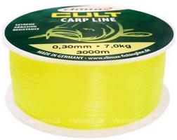 Climax silon CULT Carpline fluo-žlutý 3000m Variant: Průměr: 0,28mm 6,8kg / 10lb