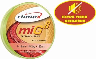 Climax šňůra 135m - miG 8 Braid Olive SB Variant: 135m 0,10mm / 7,9kg