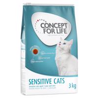 Concept for Life, 3 kg  za skvělou cenu!  - Sensitive Cats