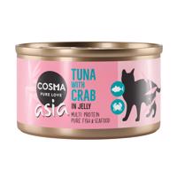 Cosma Thai/Asia v želé 6 x 85 g - Tuňák s krabím masem v želé