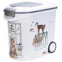 Curver zásobník na krmivo pro kočky - Design s balkonem: až 12 kg suchého krmiva  (35 litrů)