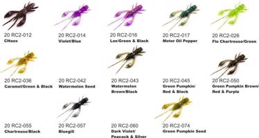 Dipované umělé nástrahy FishUP Real Craw 2-48mm 7ks Variant: Barva: Dark Violet / Peacock & Silver